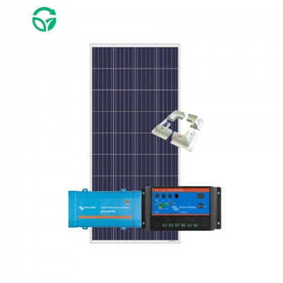 kit solar para furgoneta con inversor