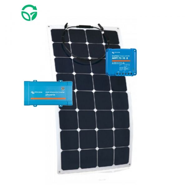 panel solar flexible para caravana con inversor