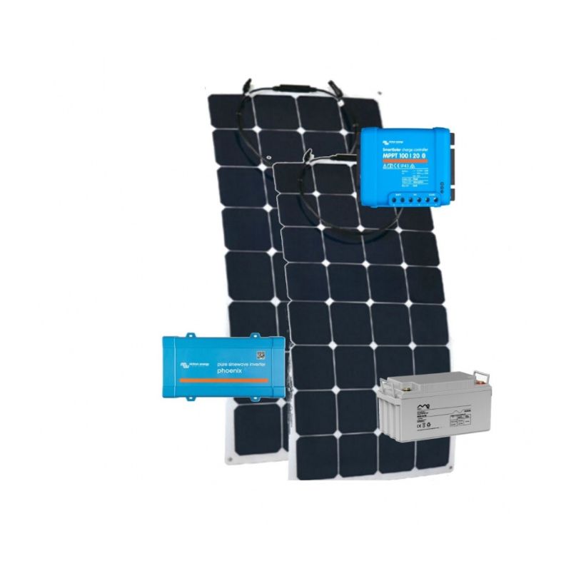 kit solar para caravanas con batería