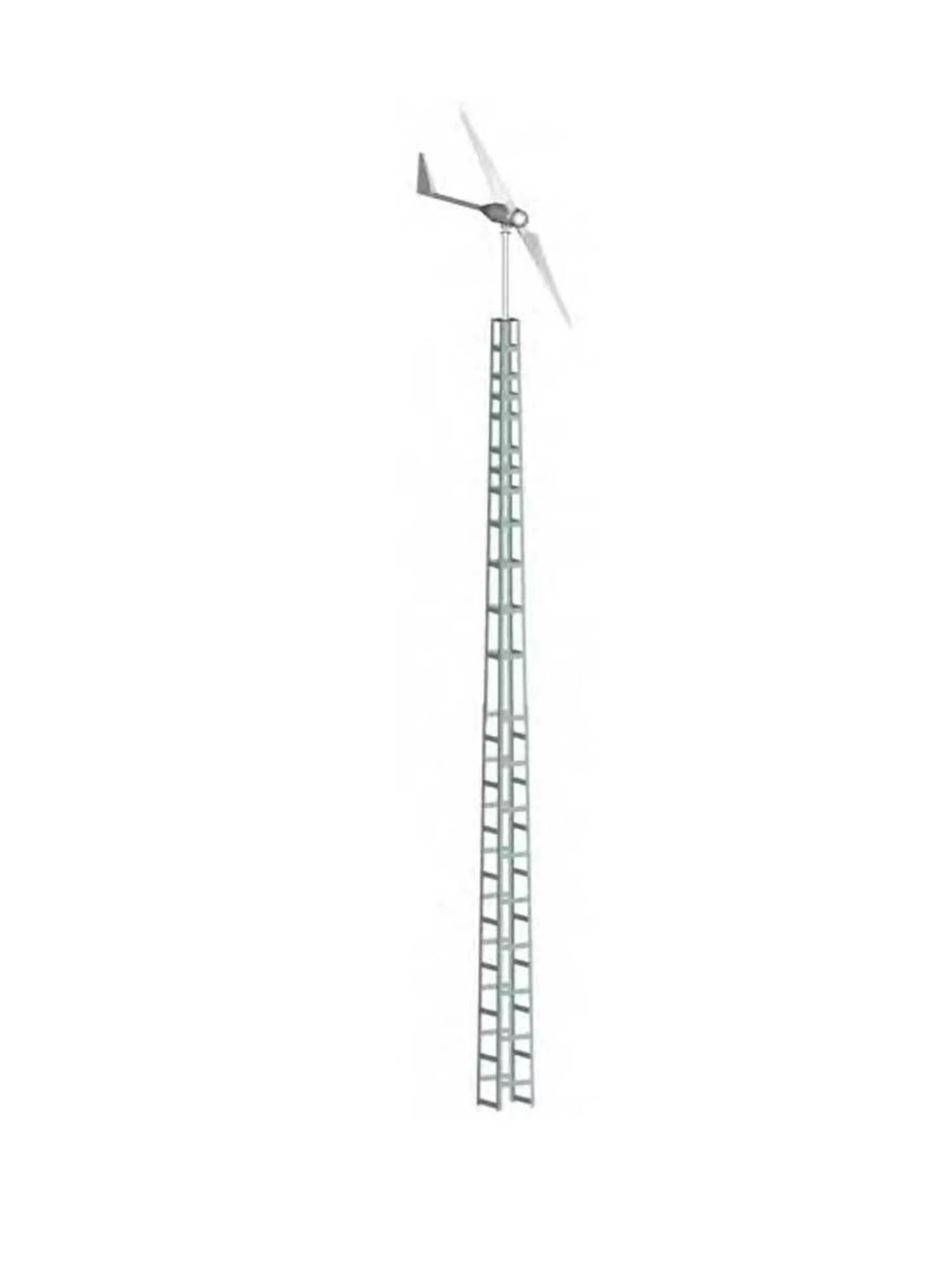 Kit mini eólica Bornay con torre cuatripata